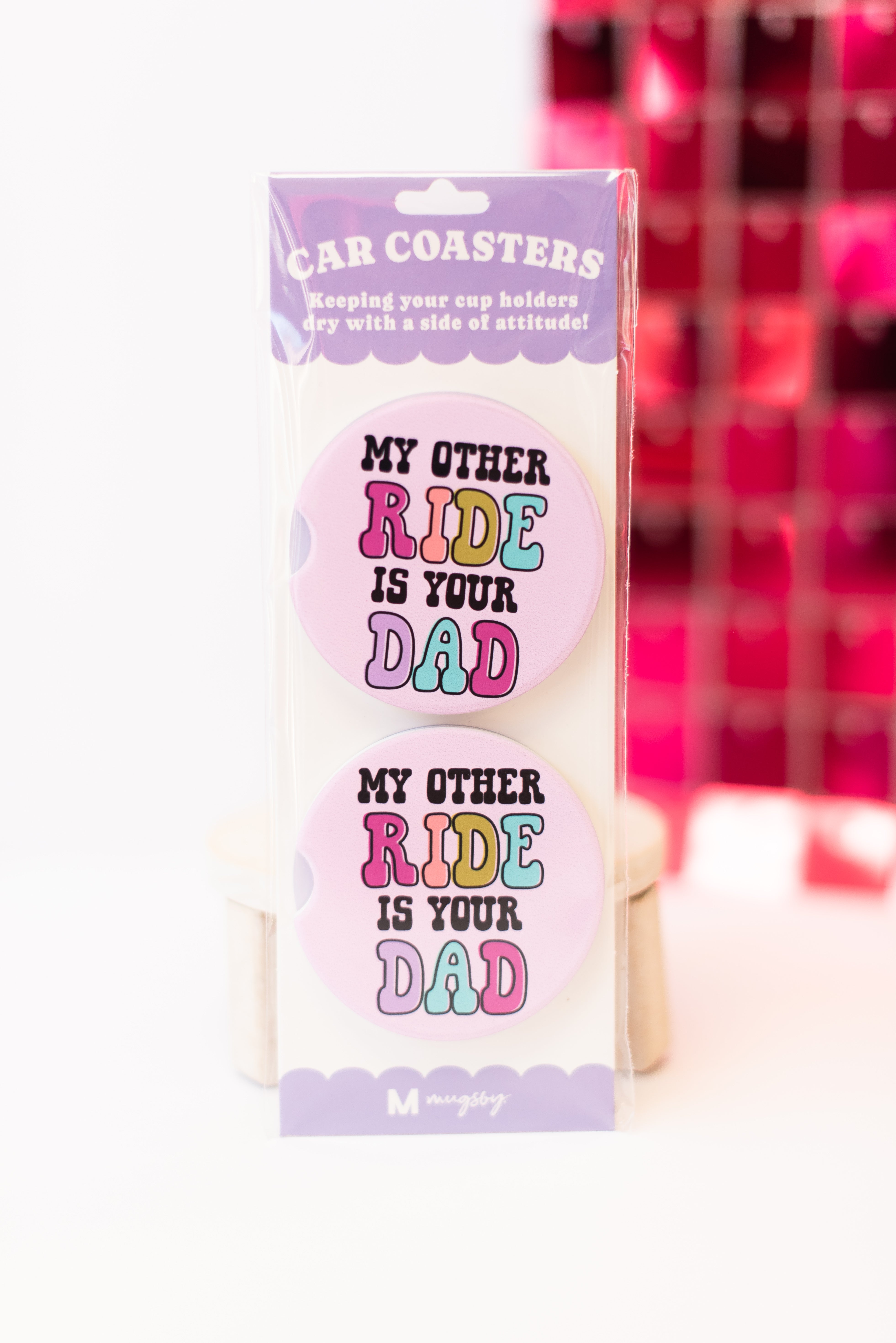 My Other Ride Car Coasters Set-Coasters-Dear Me Southern Boutique, located in DeRidder, Louisiana