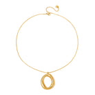 Camille Open Circle Statement Necklace - WATERPROOF-Necklace-Pretty Simple