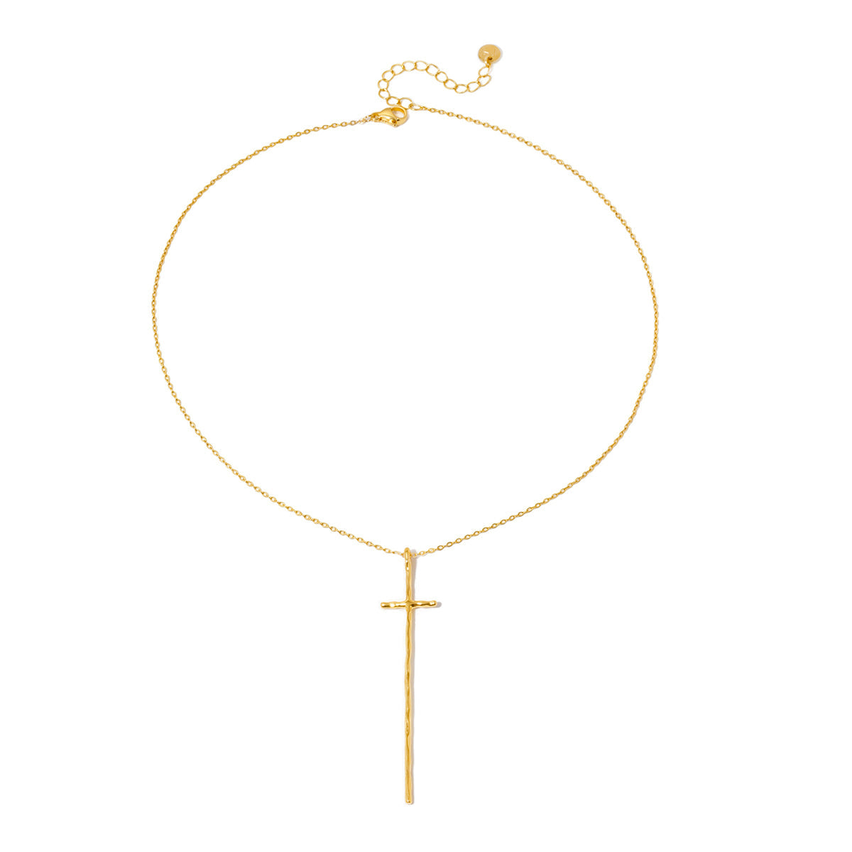 Modern Cross Necklace - WATERPROOF-Necklace-Pretty Simple