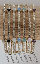Naples Crystal Bangle - Gold Metal-Presales-Dear Me Southern Boutique, located in DeRidder, Louisiana