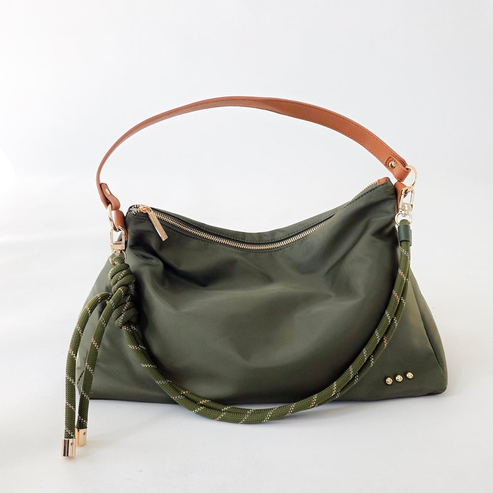 Nikki Nylon Slouchy Shoulder Bag-Presales-Dear Me Southern Boutique, located in DeRidder, Louisiana