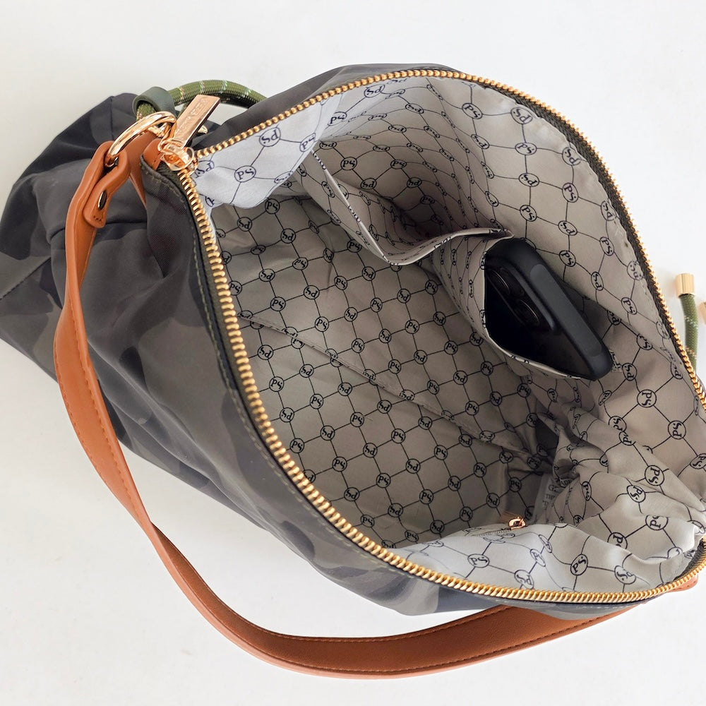 Nikki Nylon Slouchy Shoulder Bag-Presales-Dear Me Southern Boutique, located in DeRidder, Louisiana