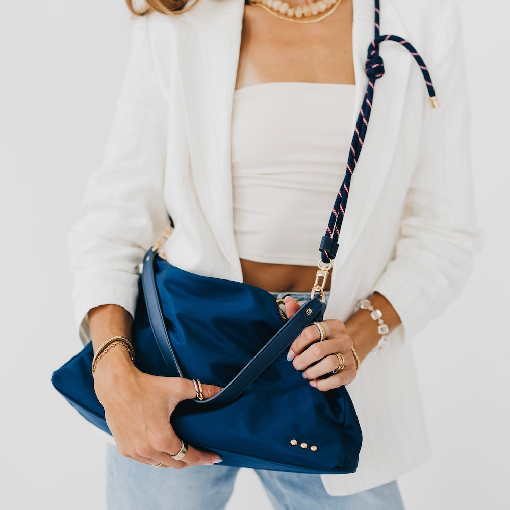 Nikki Nylon Slouchy Shoulder Bag-Presales-Dear Me Southern Boutique, located in DeRidder, Louisiana