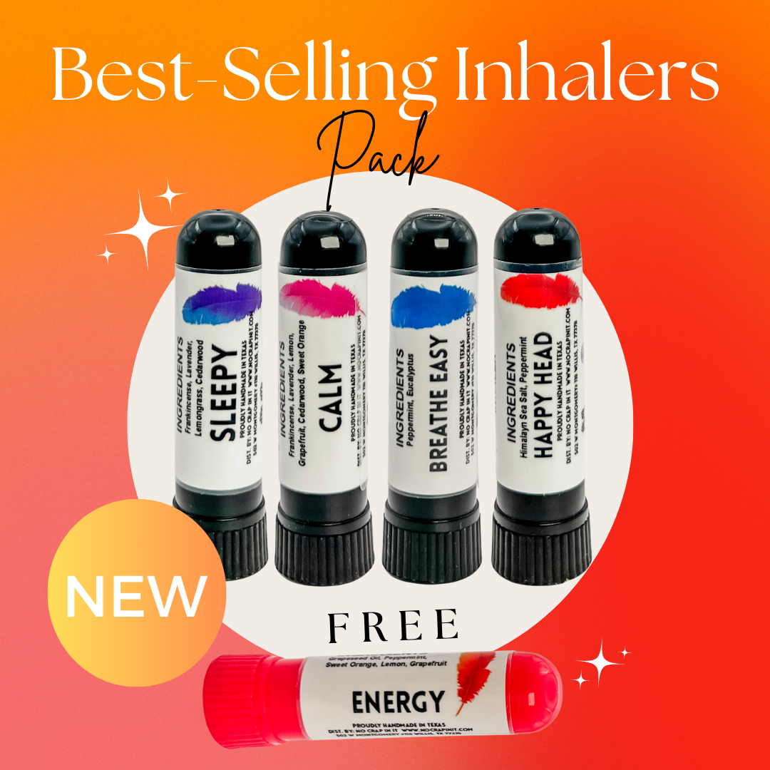 No Crap In It-Inhalers- 12 Options-Self-Care-Dear Me Southern Boutique, located in DeRidder, Louisiana