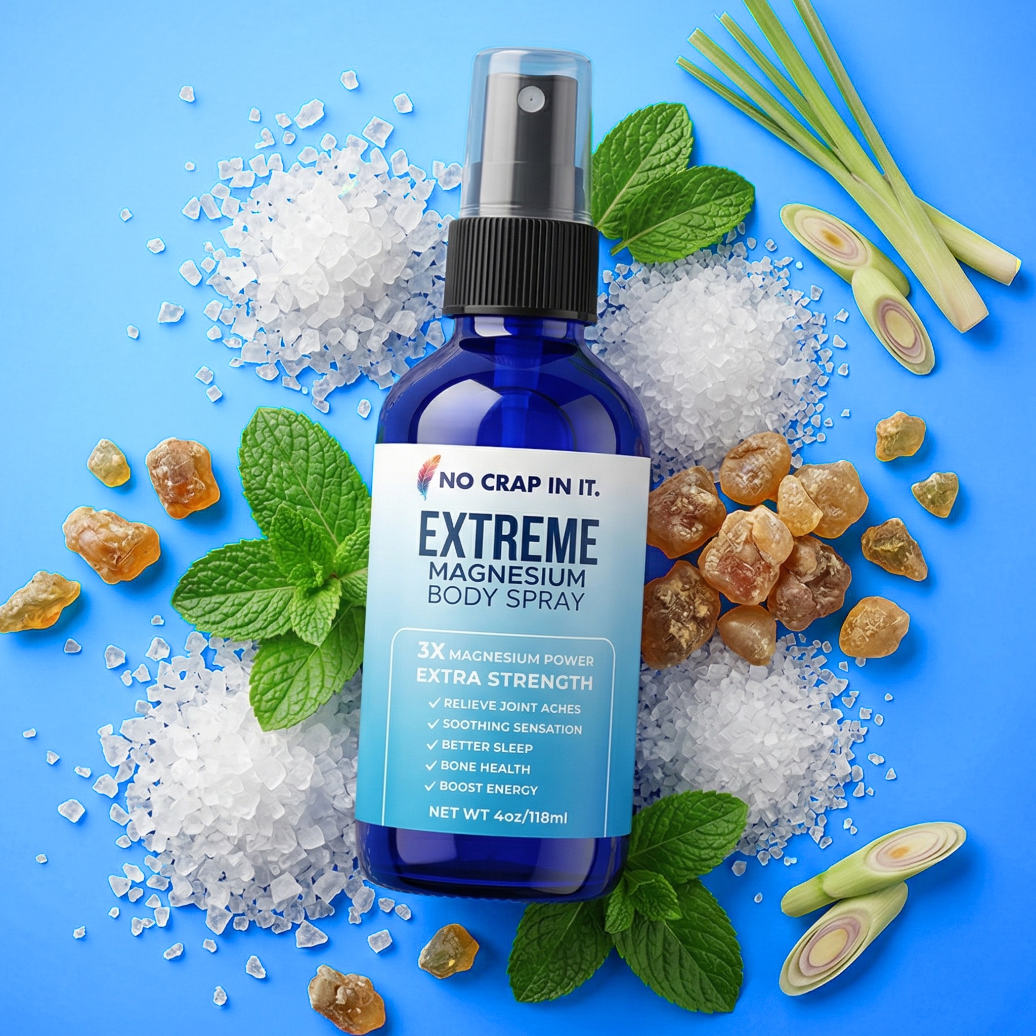 No Crap In It-Magnesium Products- 7 Product Variants-Self-Care-Dear Me Southern Boutique, located in DeRidder, Louisiana