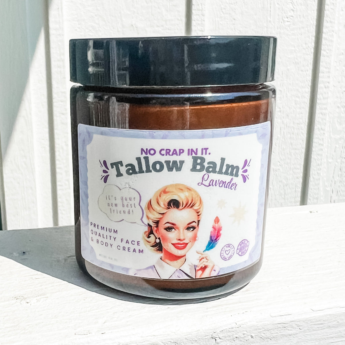 No Crap In It-Tallow Balm- 2 Variants-Health/Beauty-Dear Me Southern Boutique, located in DeRidder, Louisiana