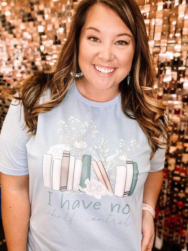 No Shelf Control Tee-Graphic Tee-Dear Me Southern Boutique, located in DeRidder, Louisiana