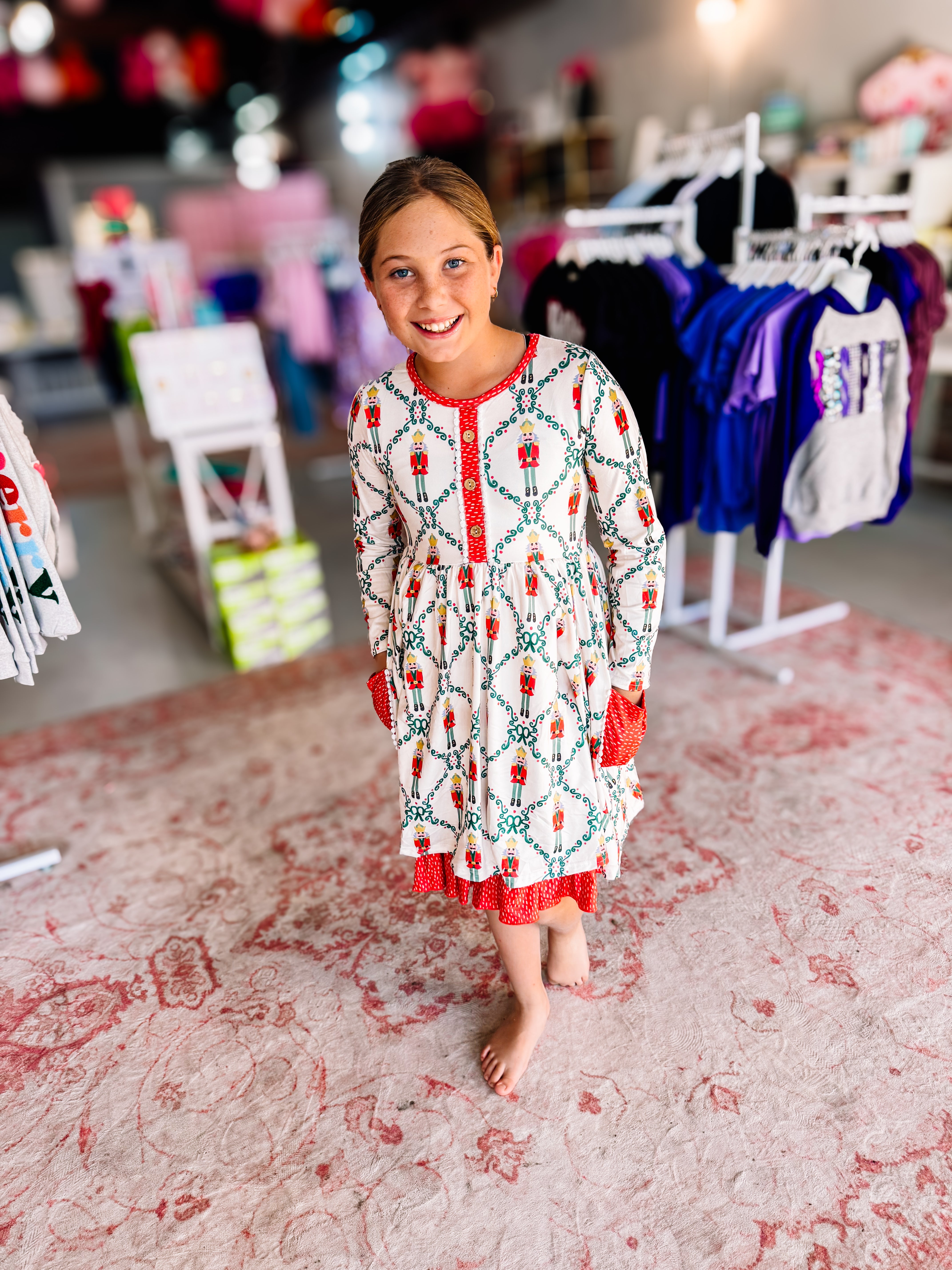 Nutcracker Sweetheart Dress-Dear Me Southern Boutique, located in DeRidder, Louisiana