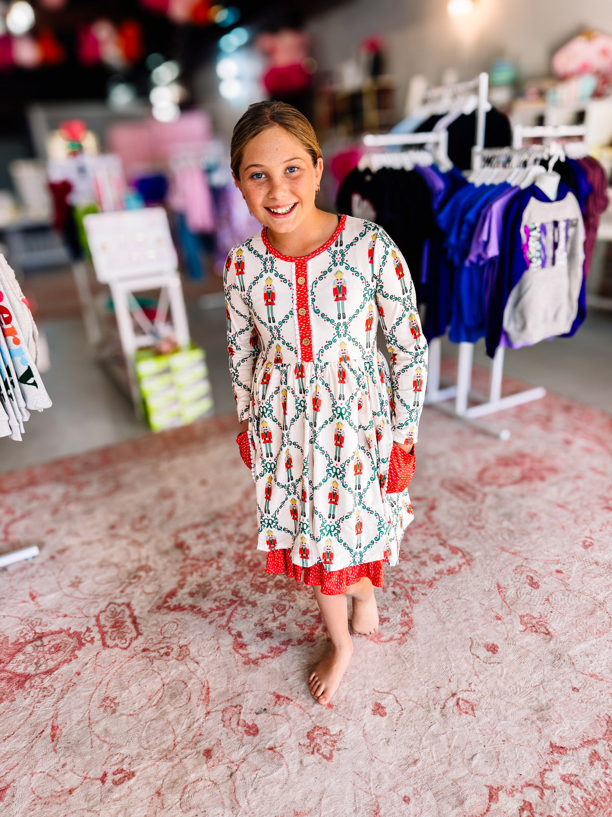 Nutcracker Sweetheart Dress-Dresses-Dear Me Southern Boutique, located in DeRidder, Louisiana