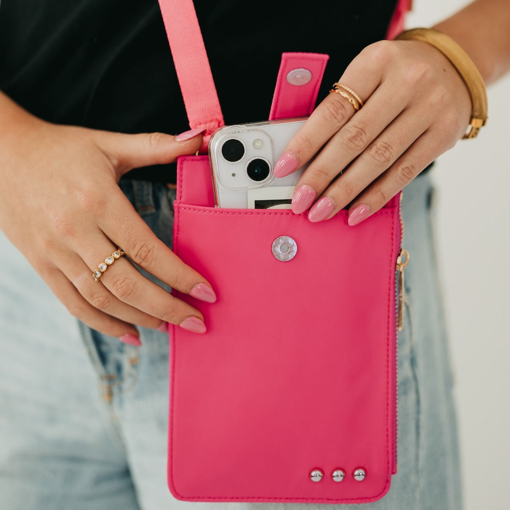 Nyla Nylon Phone Bag - ARRAY SPECIAL-Presales-Dear Me Southern Boutique, located in DeRidder, Louisiana