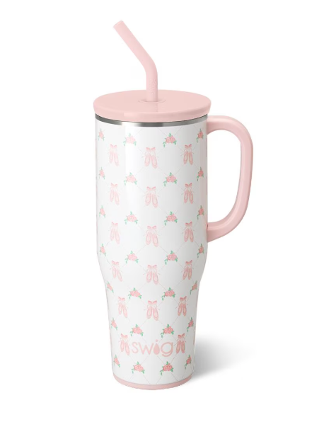 On Pointe Swig Mega Mug 40oz-Mega Mugs-Dear Me Southern Boutique, located in DeRidder, Louisiana