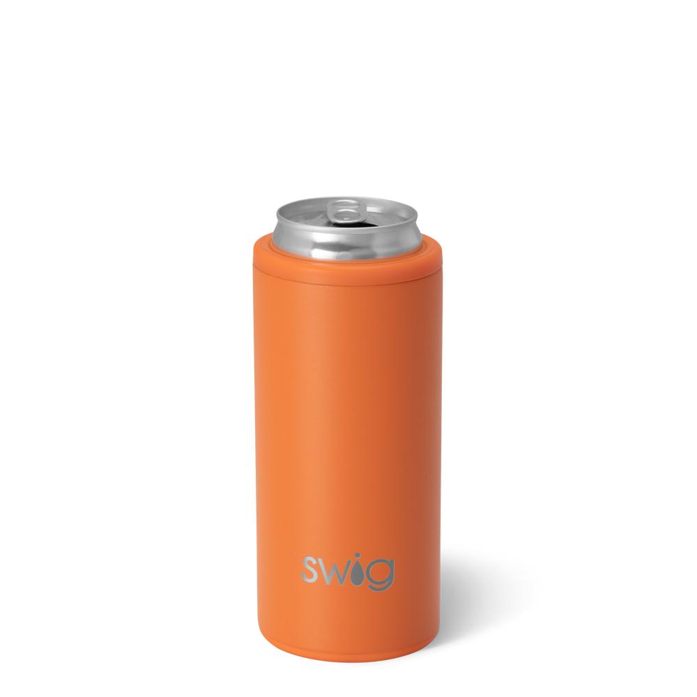 Orange Slim Can Cooler 12oz-Drinkwear-Dear Me Southern Boutique, located in DeRidder, Louisiana