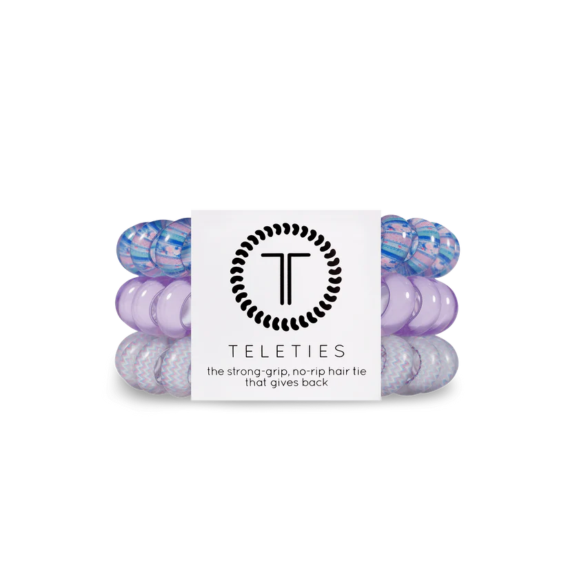 Orchid Oasis Mix Pack Teleties- Large-Large Hair Ties-Dear Me Southern Boutique, located in DeRidder, Louisiana