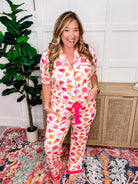PREORDER: Blushing Pumpkins Ruffle Pajama Set-Presales-Dear Me Southern Boutique, located in DeRidder, Louisiana