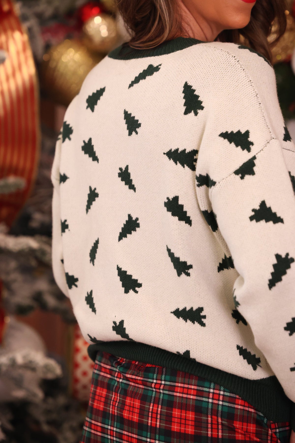 PREORDER- Christmas Forest Knit Pullover-Presales-Dear Me Southern Boutique, located in DeRidder, Louisiana
