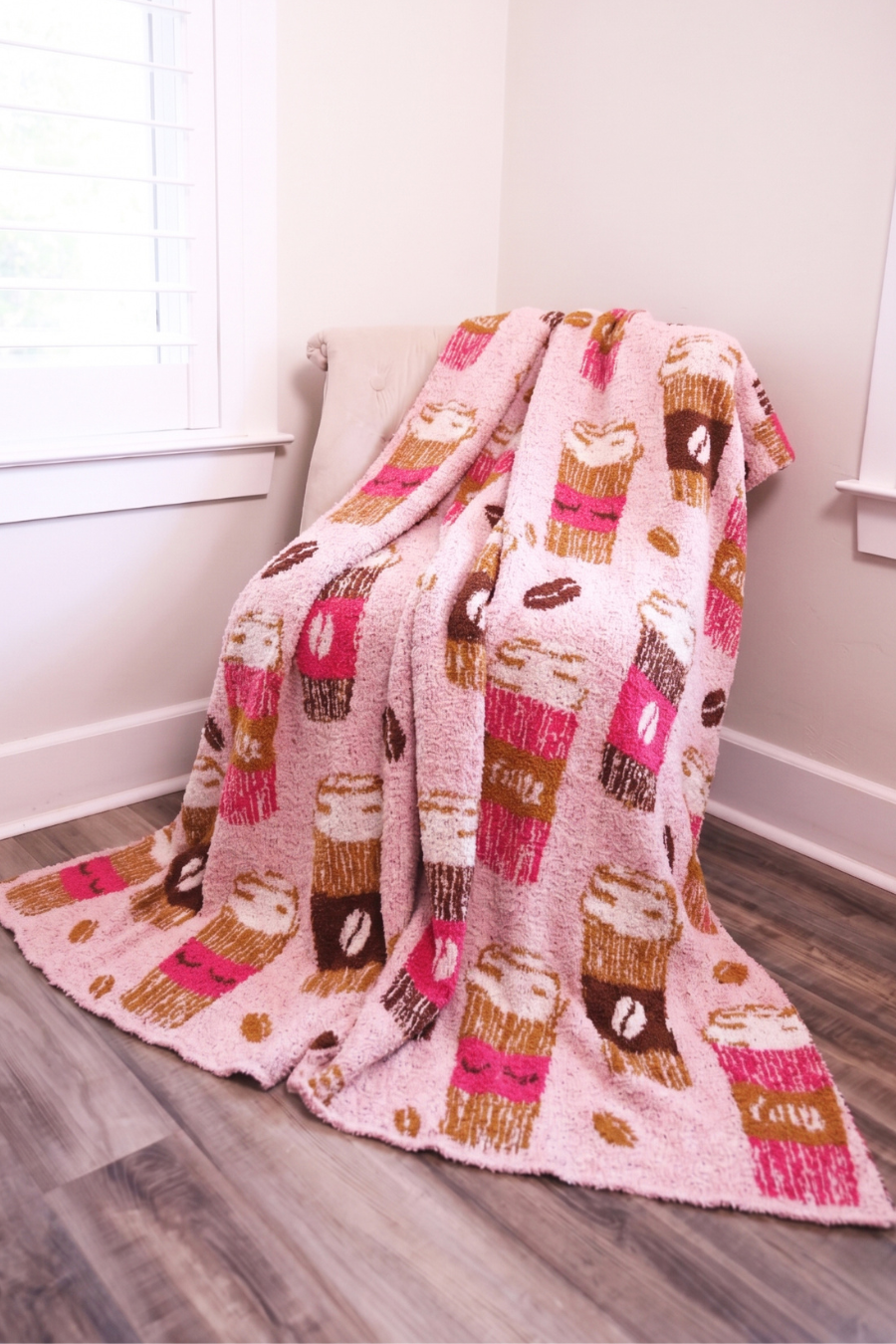 PREORDER- Coffee Date Blanket-Blanket-Dear Me Southern Boutique, located in DeRidder, Louisiana
