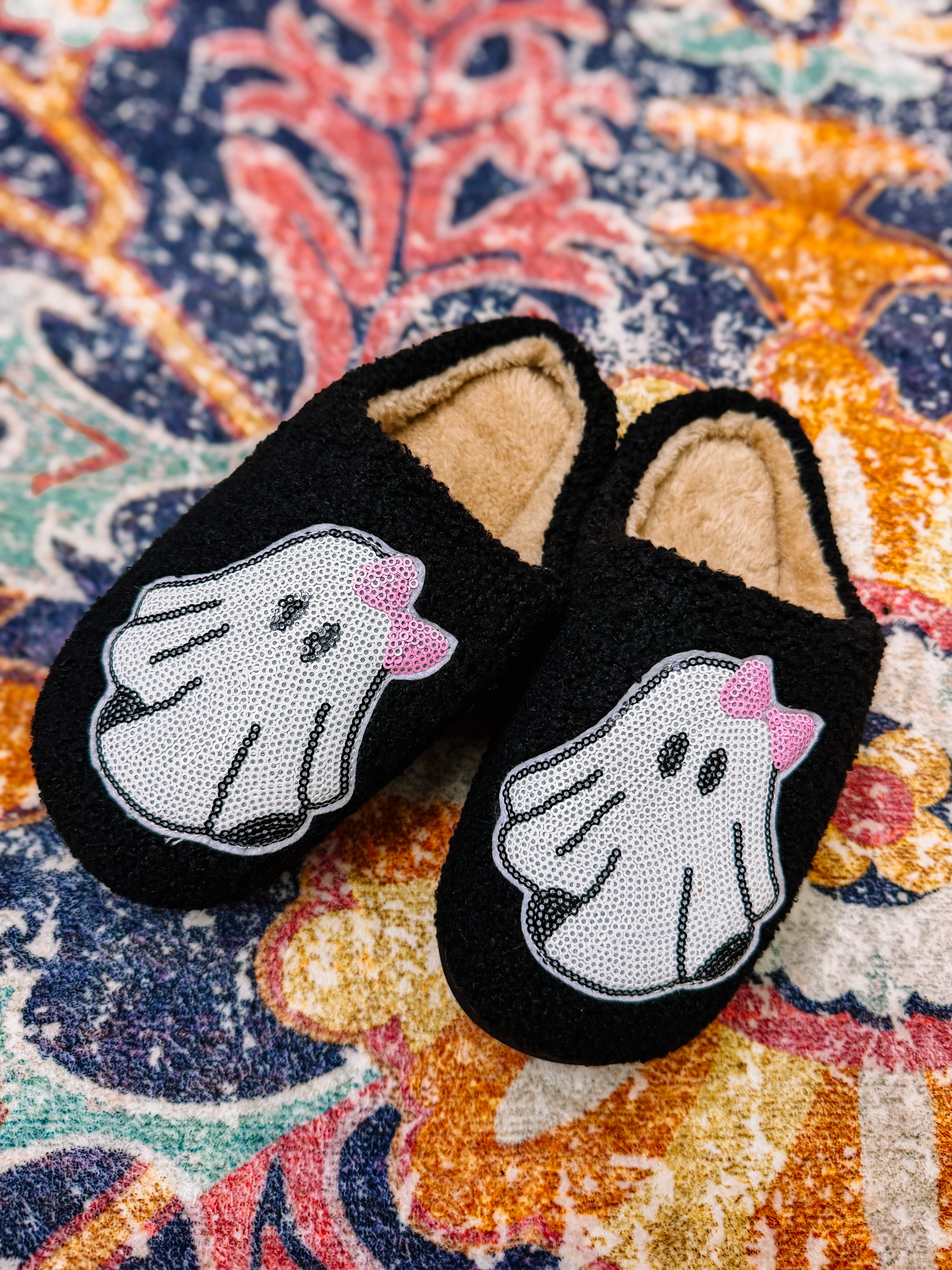 PREORDER: Cozy Slippers - Gigi the Ghost-Presales-Dear Me Southern Boutique, located in DeRidder, Louisiana