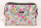 PREORDER- Daisy Polka Dot Cosmetic Bag-Presales-Dear Me Southern Boutique, located in DeRidder, Louisiana