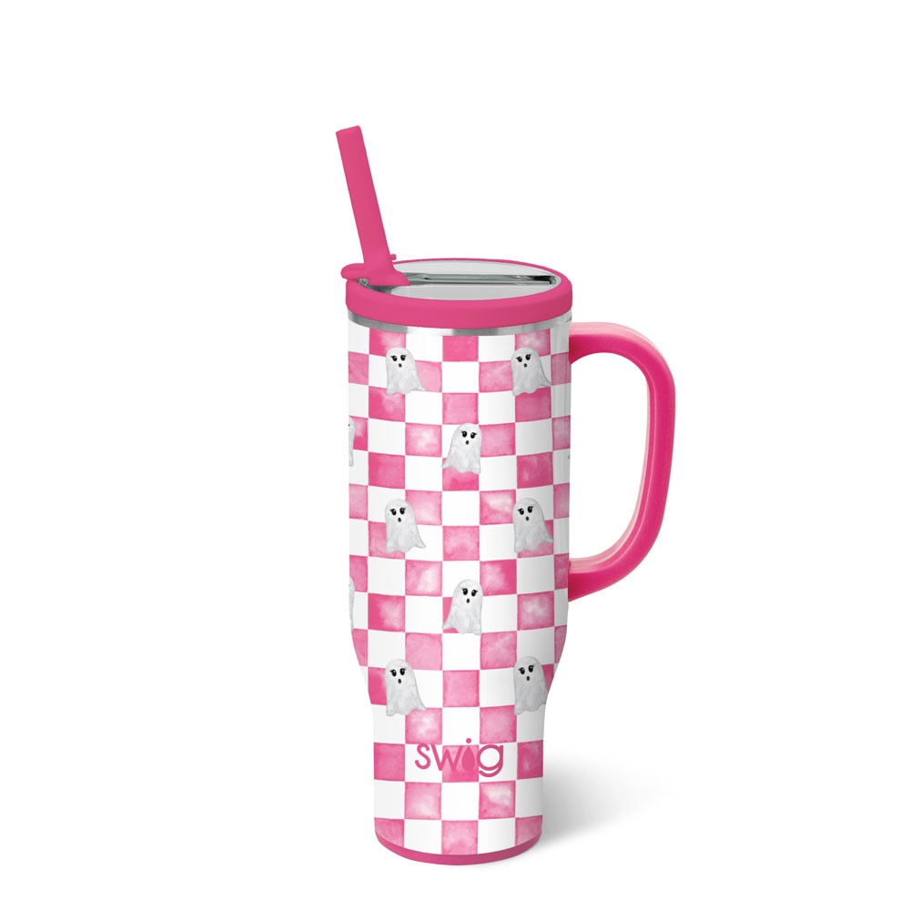 PREORDER-Ghost Check Mega Mug 30oz-Tumblers-Dear Me Southern Boutique, located in DeRidder, Louisiana
