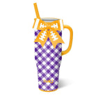 PREORDER-Gingham Gameday Mega Mug 40oz-Tumblers-Dear Me Southern Boutique, located in DeRidder, Louisiana