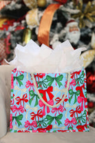 PREORDER- Jingle Bows Tote Bag-Presales-Dear Me Southern Boutique, located in DeRidder, Louisiana