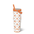 PREORDER-Pumpkin Check Leakproof Tumbler 30oz-Tumblers-Dear Me Southern Boutique, located in DeRidder, Louisiana