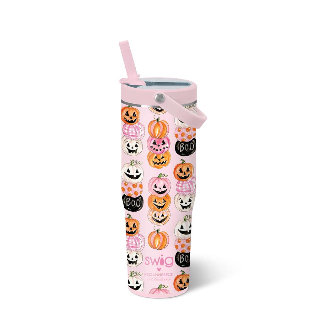 PREORDER-Pumpkin Stacks To-Go Tumbler 30oz-Tumblers-Dear Me Southern Boutique, located in DeRidder, Louisiana