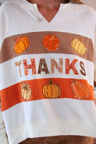 PREORDER- Thanks Pumpkin Pullover-Presales-Dear Me Southern Boutique, located in DeRidder, Louisiana