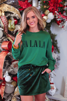 PREORDER- Velvet Hour Skort- Green-Skort-Dear Me Southern Boutique, located in DeRidder, Louisiana