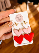 P.S. I Love You Clay Earrings-Earrings-Dear Me Southern Boutique, located in DeRidder, Louisiana