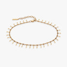 Paddle Tassel Chain Anklet-Jewelry-Dear Me Southern Boutique, located in DeRidder, Louisiana