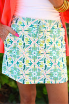 Palm Haven Everyday Skort-Skort-Dear Me Southern Boutique, located in DeRidder, Louisiana
