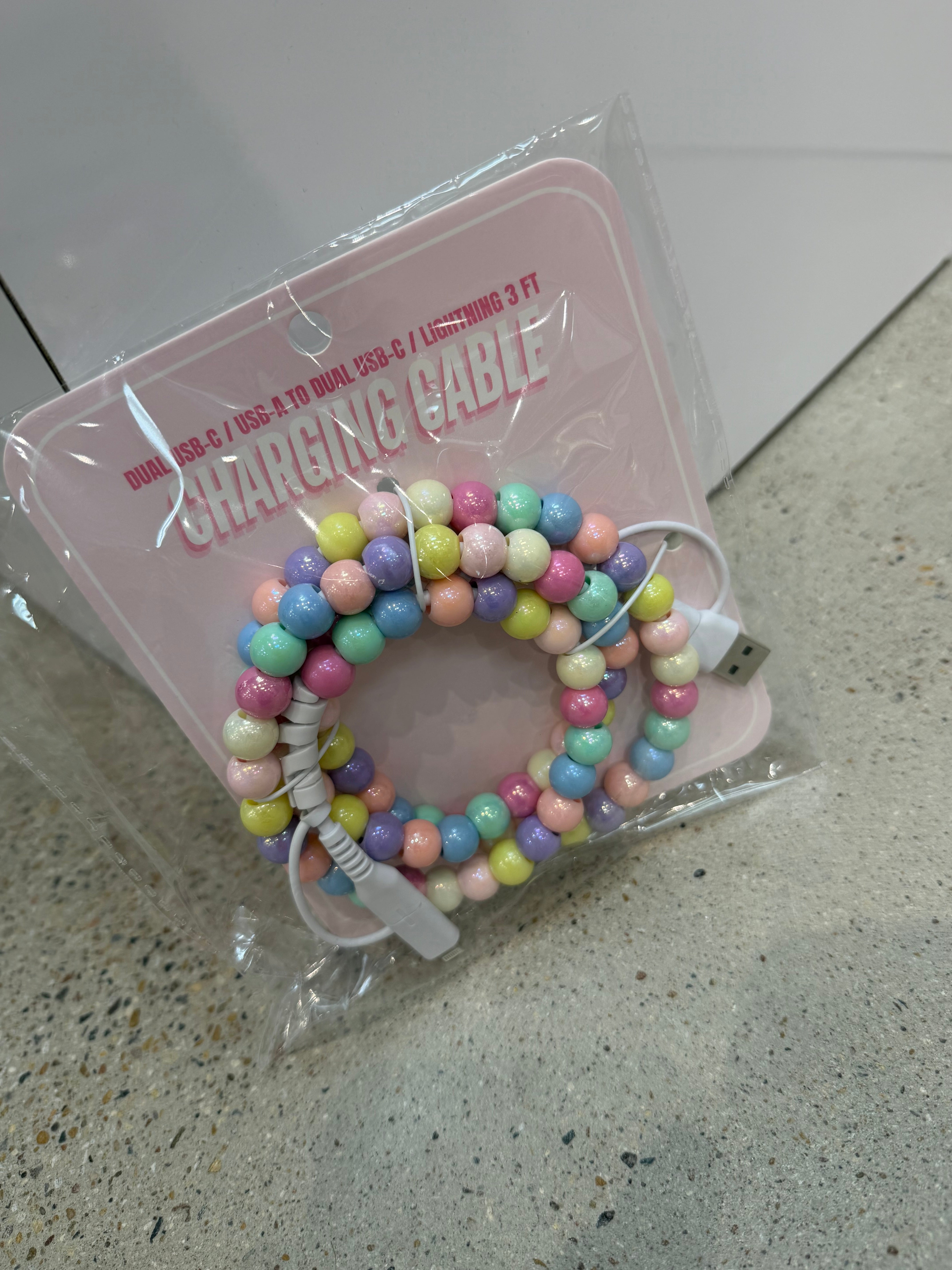 Pearl Phone Charger-Phone Accessories-Dear Me Southern Boutique, located in DeRidder, Louisiana