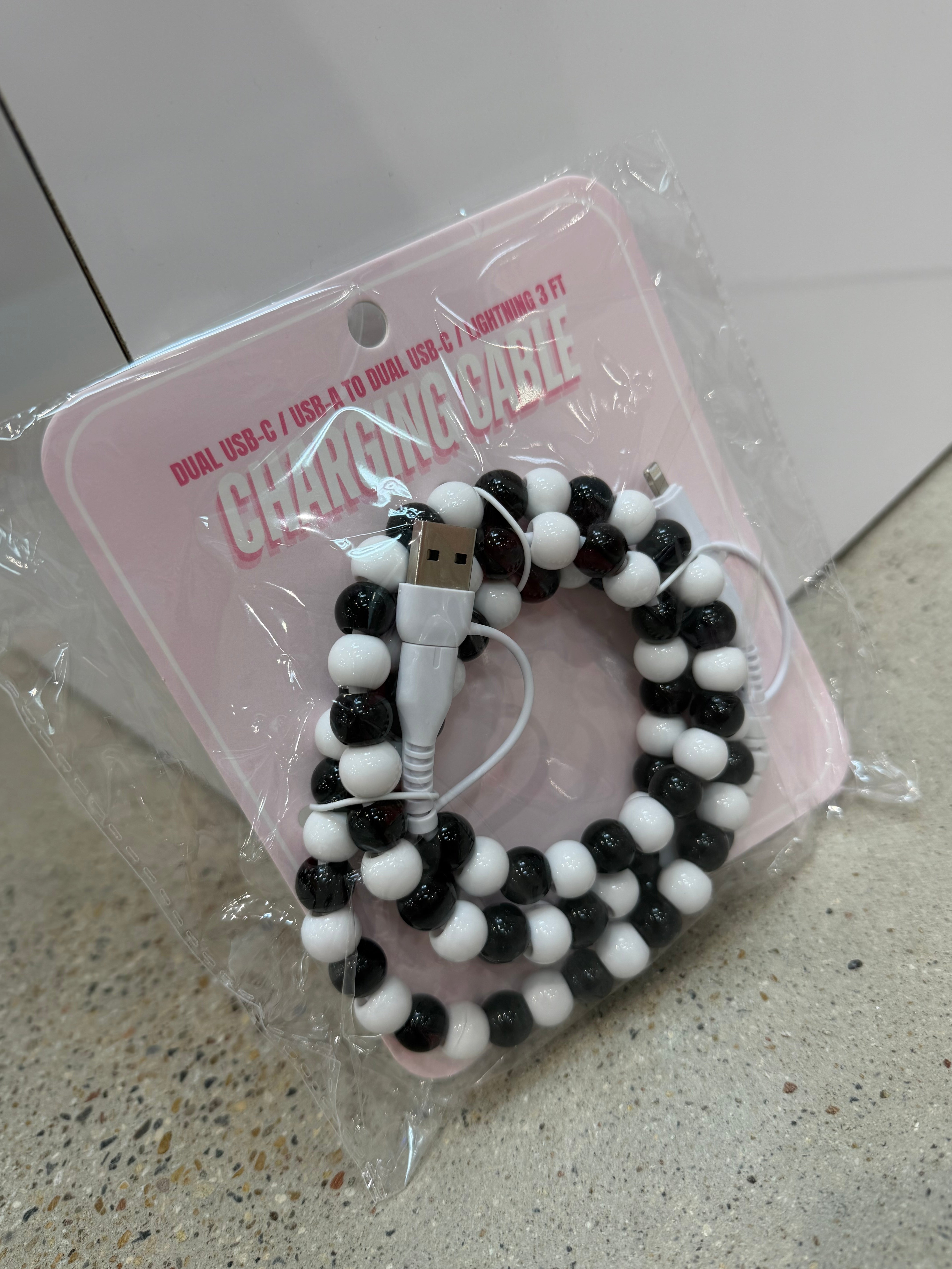 Pearl Phone Charger-Phone Accessories-Dear Me Southern Boutique, located in DeRidder, Louisiana