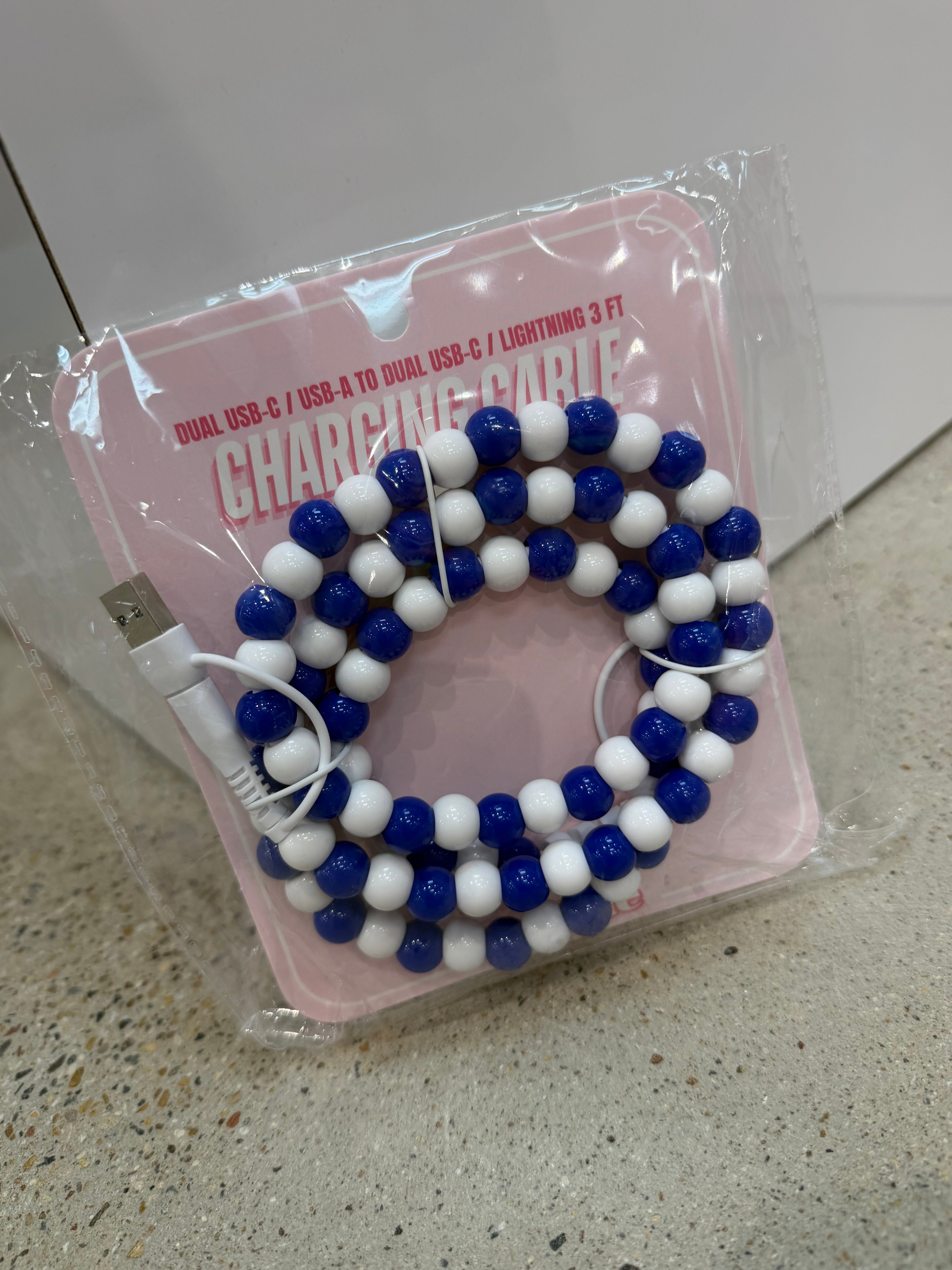 Pearl Phone Charger-Phone Accessories-Dear Me Southern Boutique, located in DeRidder, Louisiana