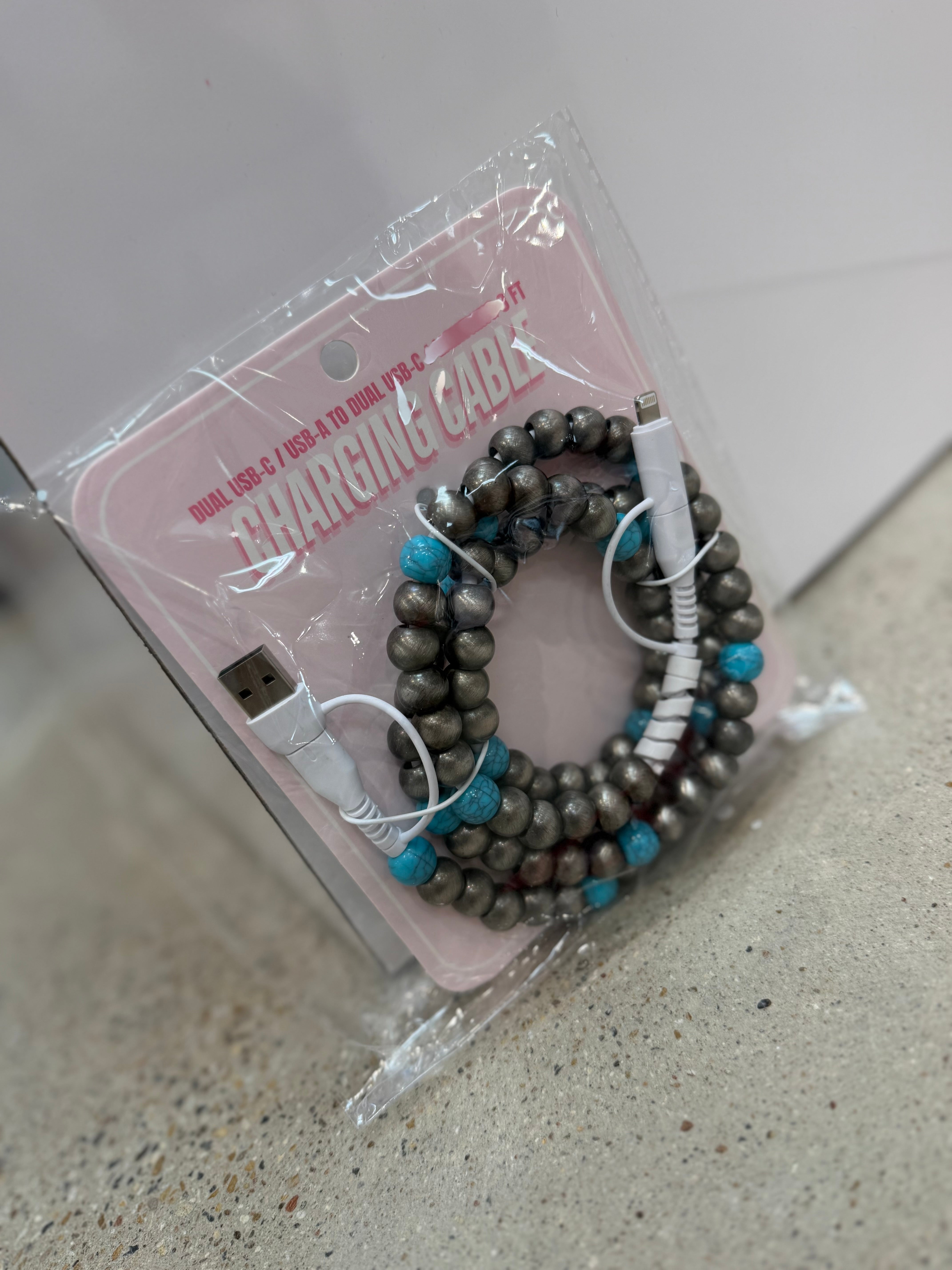 Pearl Phone Charger-Phone Accessories-Dear Me Southern Boutique, located in DeRidder, Louisiana
