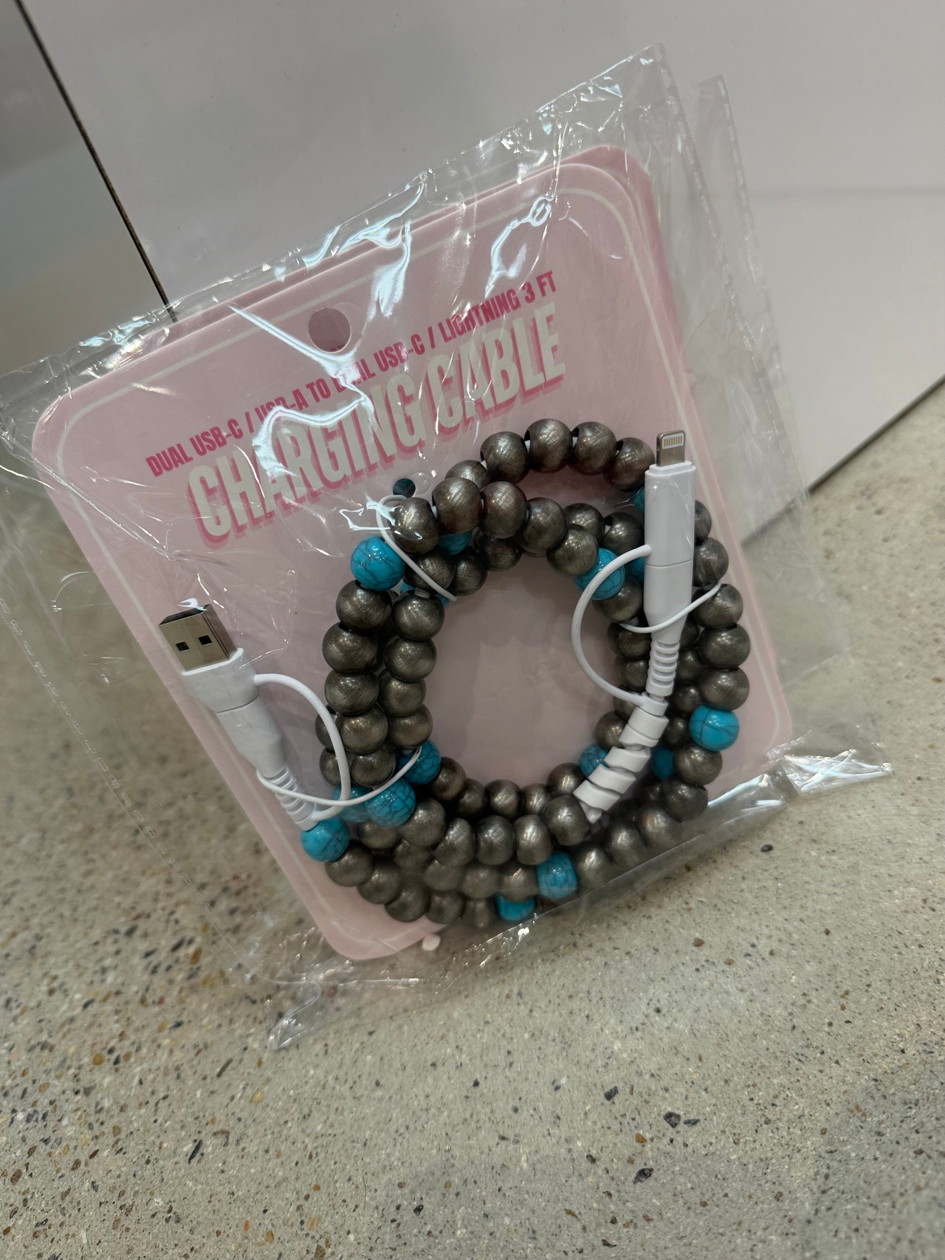 Pearl Phone Charger-Phone Accessories-Dear Me Southern Boutique, located in DeRidder, Louisiana