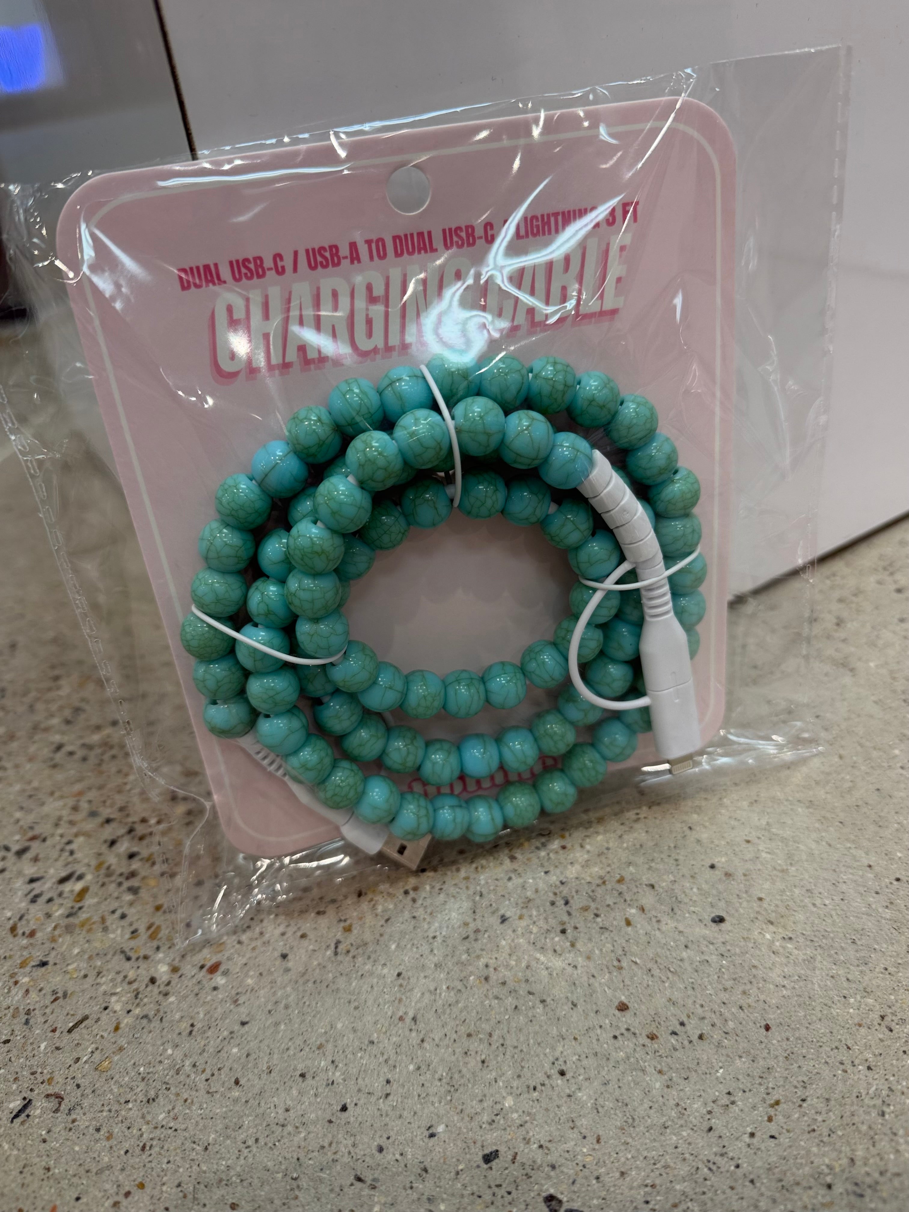 Pearl Phone Charger-Phone Accessories-Dear Me Southern Boutique, located in DeRidder, Louisiana