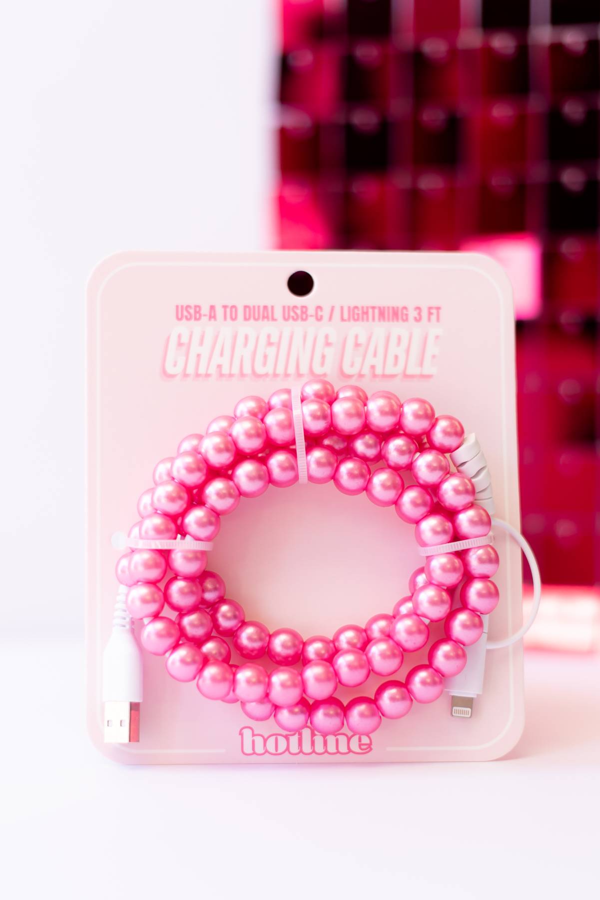 Pearl Phone Charger-Phone Accessories-Dear Me Southern Boutique, located in DeRidder, Louisiana