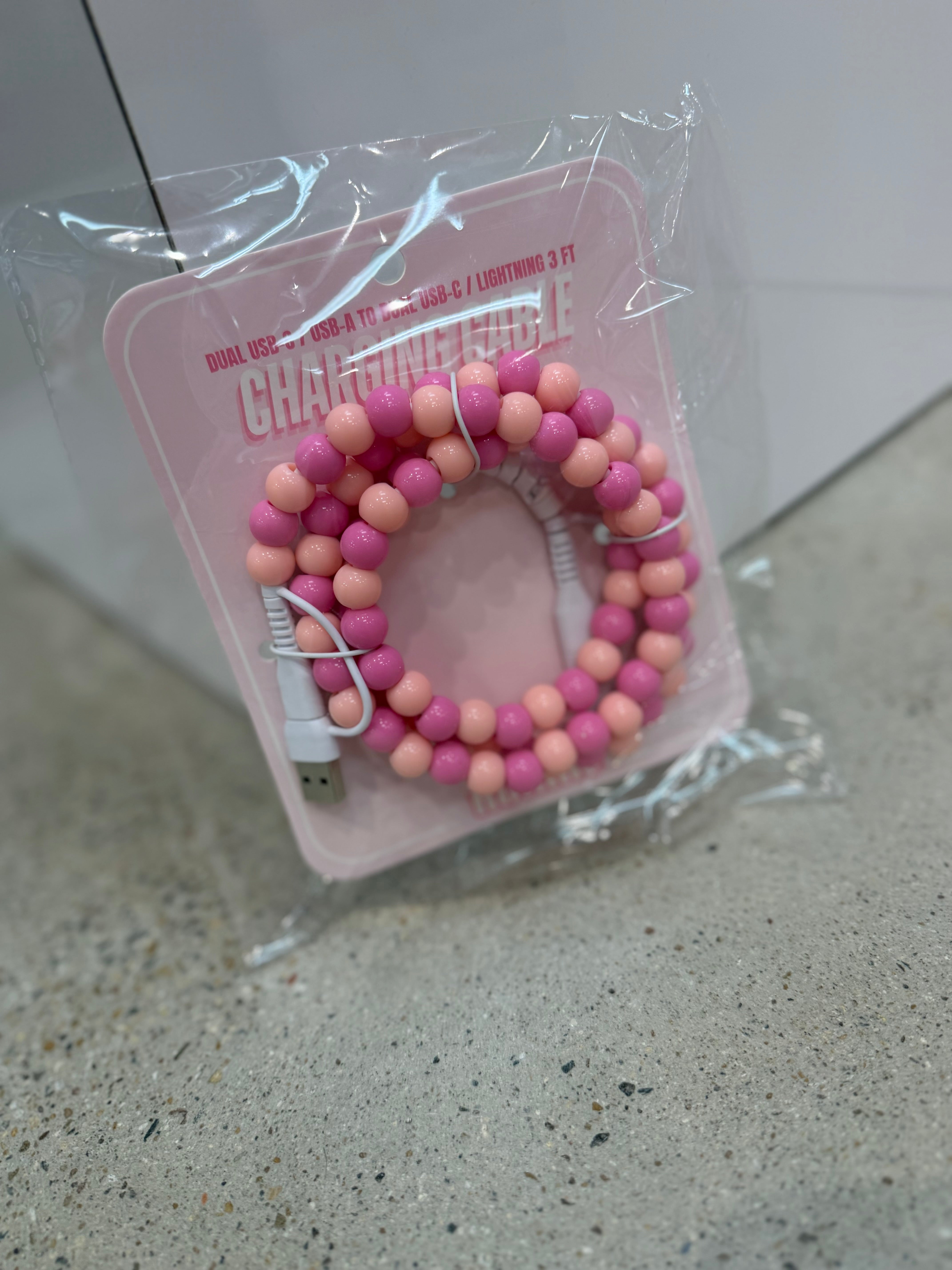 Pearl Phone Charger-Phone Accessories-Dear Me Southern Boutique, located in DeRidder, Louisiana