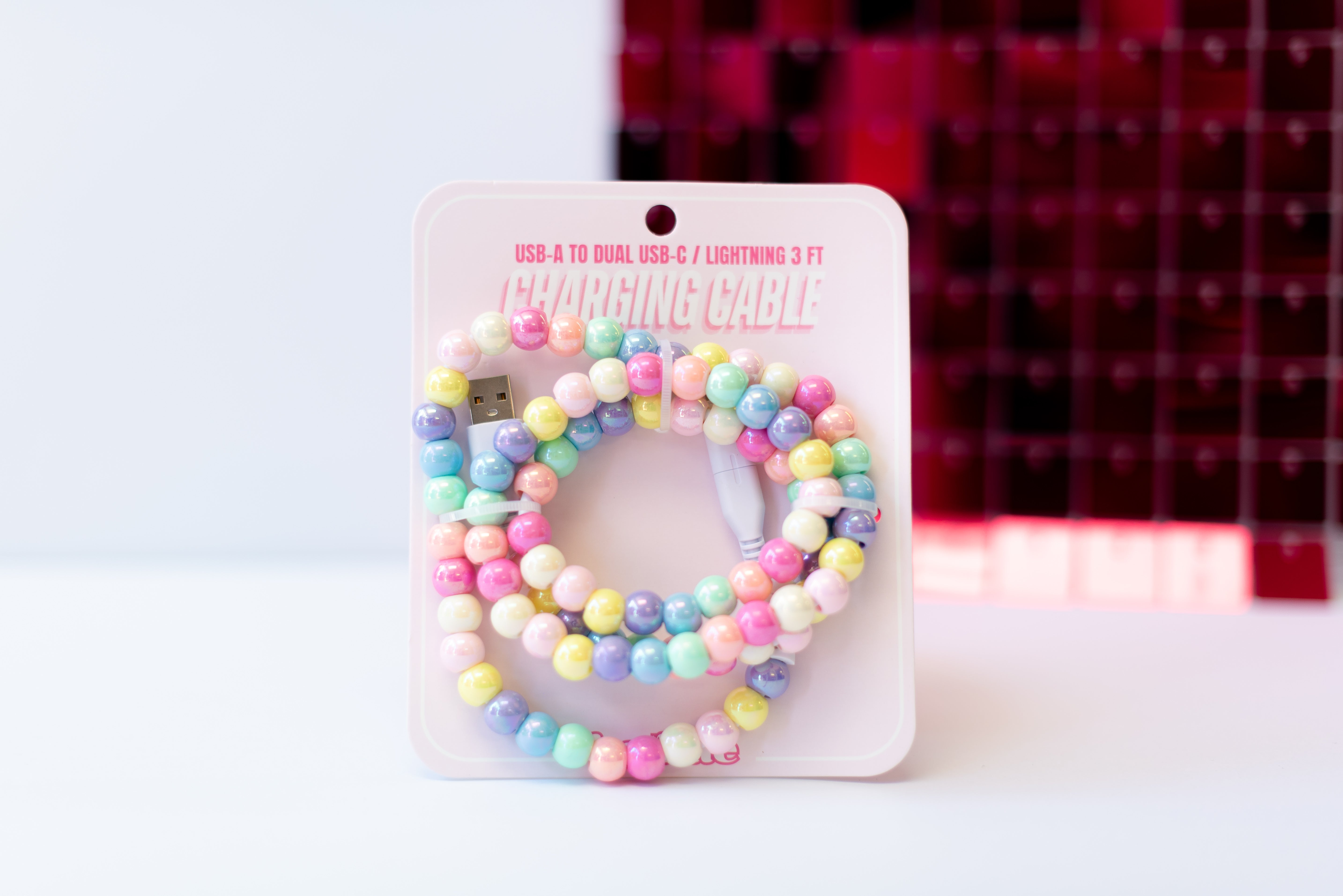 Pearl Phone Charger-Phone Accessories-Dear Me Southern Boutique, located in DeRidder, Louisiana