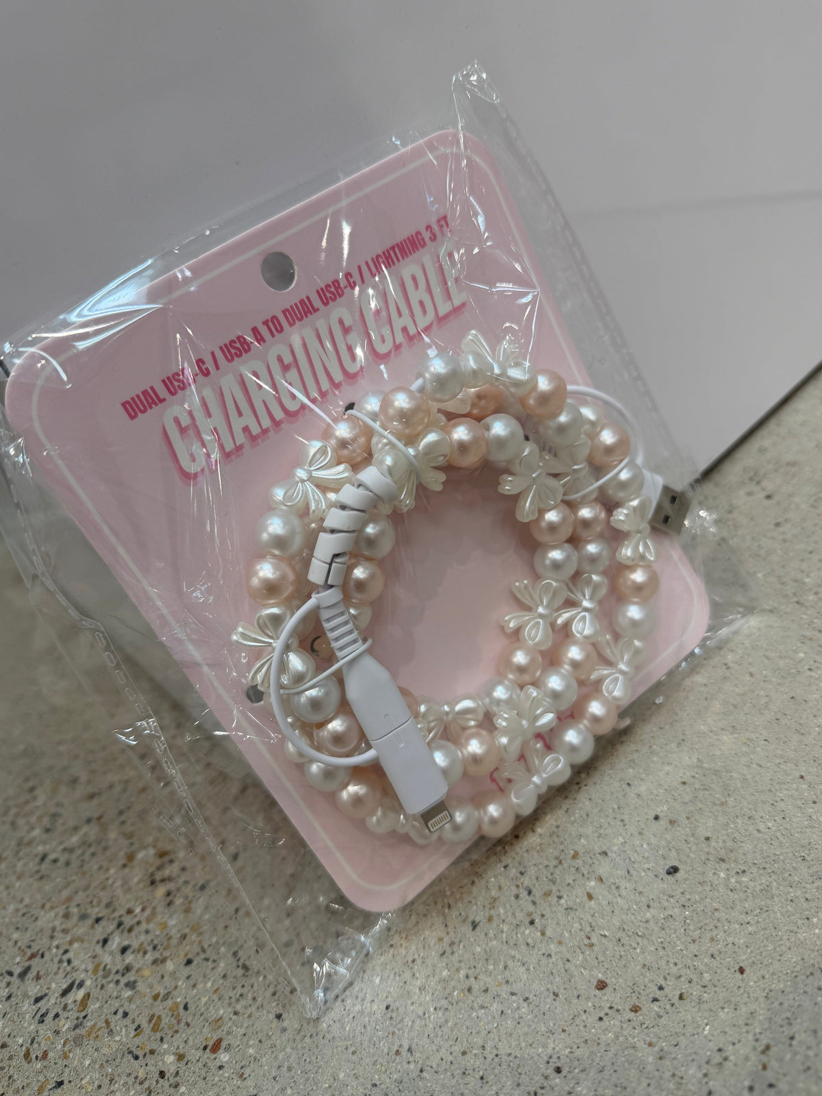 Pearl Phone Charger-Presales-Dear Me Southern Boutique, located in DeRidder, Louisiana