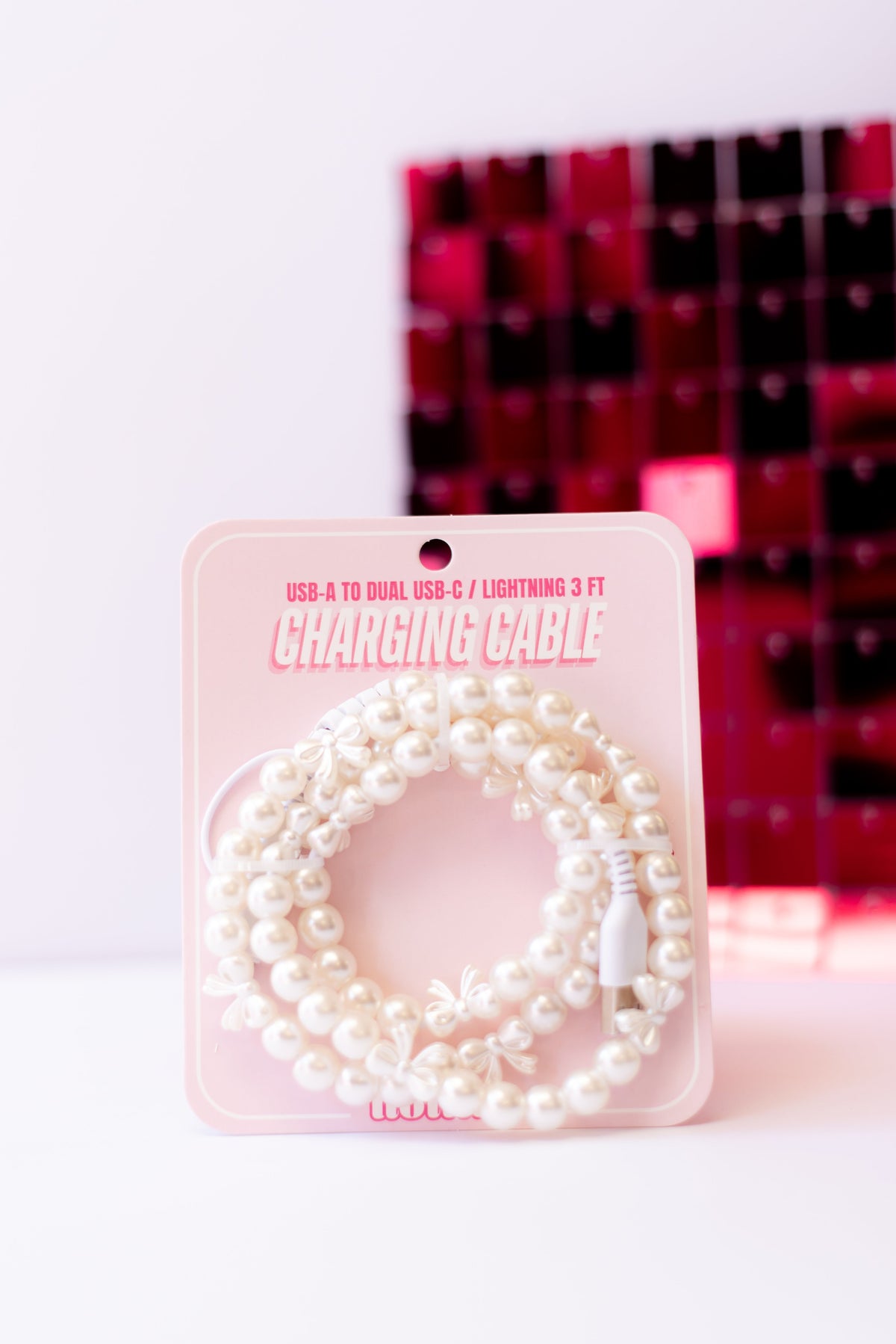 Pearl Phone Charger-Presales-Dear Me Southern Boutique, located in DeRidder, Louisiana