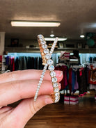 Pensacola Crystal Bangle-Bracelets-Dear Me Southern Boutique, located in DeRidder, Louisiana