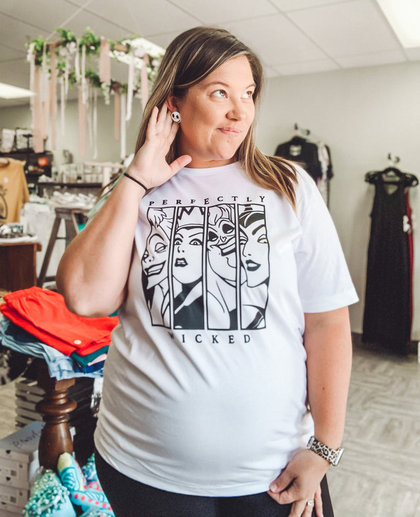 Perfectly Wicked-Graphic Tee-Dear Me Southern Boutique, located in DeRidder, Louisiana