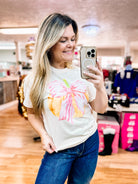 Pink Bow Pumpkin Tee-Graphic Tops-Dear Me Southern Boutique, located in DeRidder, Louisiana