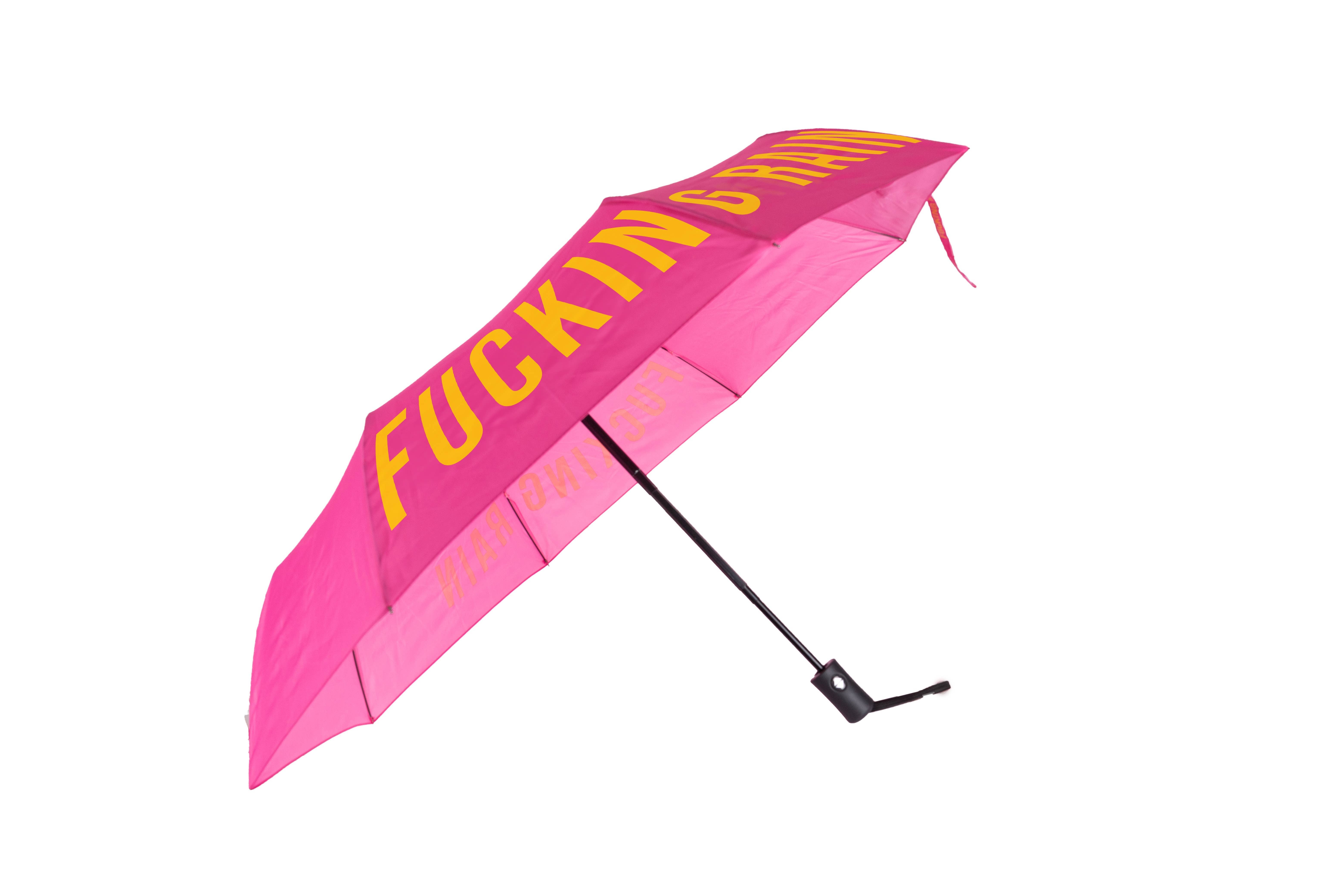 Pink Folding Umbrella, Rainy Day Sass-Clothing-Dear Me Southern Boutique, located in DeRidder, Louisiana