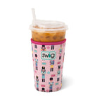 Pink Nutcracker Swig Iced Cup Coolie-Drink Coolies-Dear Me Southern Boutique, located in DeRidder, Louisiana