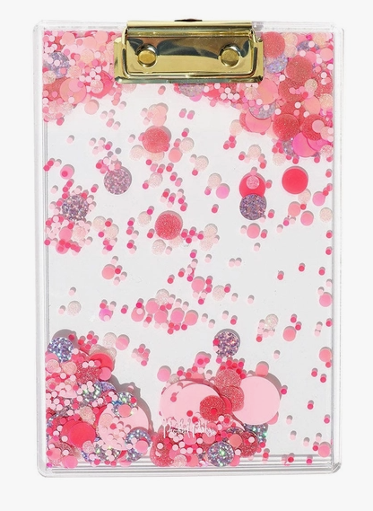 Pink Party Confetti Mini Clipboard-Dear Me Southern Boutique, located in DeRidder, Louisiana