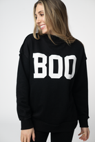 Piper Reversible Sweatshirt - BOO-sweatshirt-Dear Me Southern Boutique, located in DeRidder, Louisiana